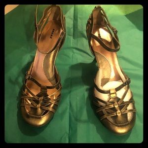 Bronx Bronze heels